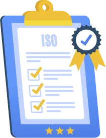 ISO 27001 certification badge